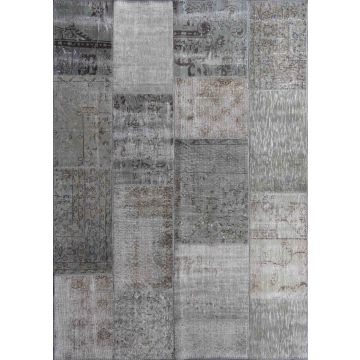Vintage Patchwork Modern Overdyed Hand Knotted Area Rug- Atmosphere 11065 150 x 240 cm