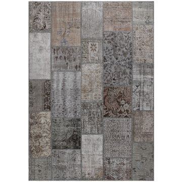 Vintage Patchwork Modern Overdyed Hand Knotted Area Rug- Atmosphere 11065 360 x 540 cm