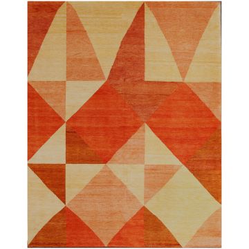 Rugsville Lea Southwestern Multi Abstract Hand Knotted Wool Tribal Gabbeh Rug 90 x 150 cm