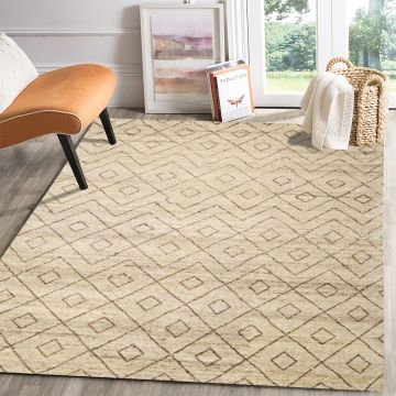Rugsville Beni Contemporary Tile Wool Moroccan Rug 180 x 270 cm