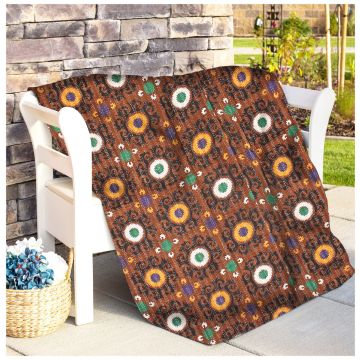 Fine Cotton Suzani Brown Kantha Bedspread Quilt 150 x 225 cm