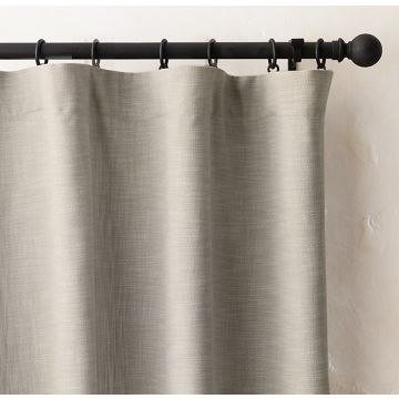 Linen Natural Hook Window Single 7 Feet Drapery Curtains 47007 100 x 210 cm