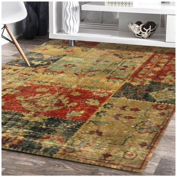 Rugsville Tribal Noreis Vintage Multi Hand Knotted Wool Rug 300x300 cm