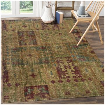 Rugsville Tribal Nona Vintage Multi Hand Knotted Wool Rug 80 x 360 cm