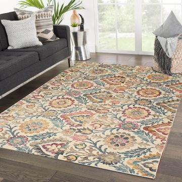 Rugsville Riaan Multi Floral Transitional Rug 165 x 235 cm