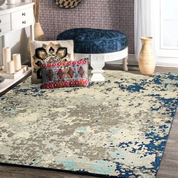 Rugsville Holt Multi Abstract Modern Rug 162 x 216 cm