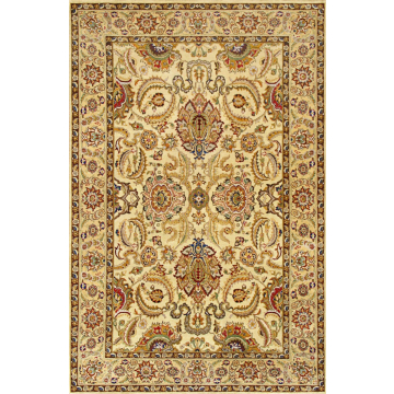 Tiara Hand-Knotted Persian Rug – Beige Mughal Garden Elegance