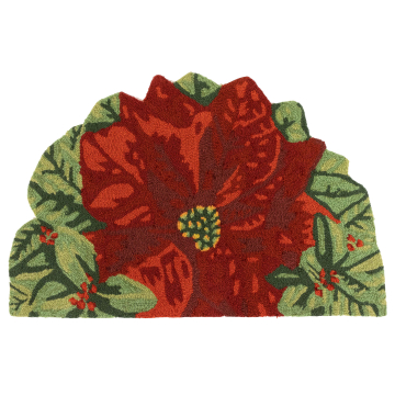 Liora Manne Frontporch Poinsettia Indoor/Outdoor Rug