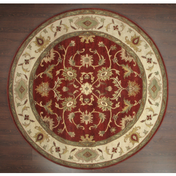 ABC Agra Black Red Runner Rug 2.6'x8'