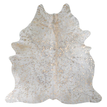 Gold Acid Wash Cowhide Rug  16918
