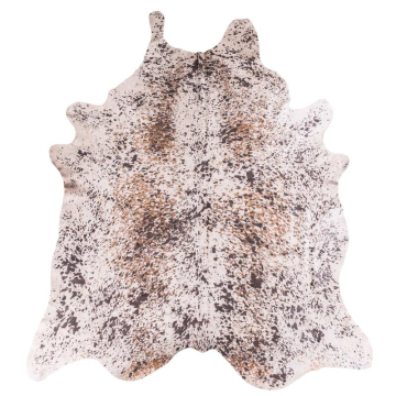 Brown Acid Wash Cowhide Rug  16925