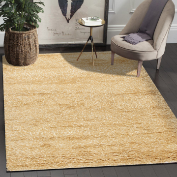 ABC Shag Ivory Solid Rug 5' x 8'