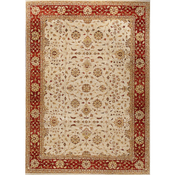 ABC Varsari Ivory Traditional Wool Rug 10' x 14'