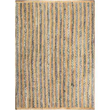 ABC Multicolour Denim Jute Braided Rug 4'  x 6'