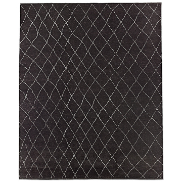 Dara Hand Knotted Wool Moroccan Area Rug 