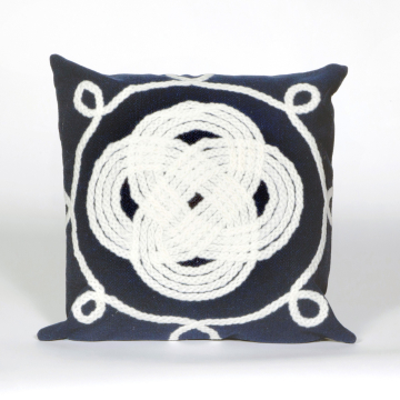 Liora Manne Visions II Ornamental Knot Indoor/Outdoor Pillow