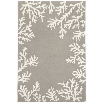 Liora Manne Capri Coral Border Indoor/Outdoor Rug