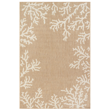 Liora Manne Carmel Coral Border Indoor/Outdoor Rug